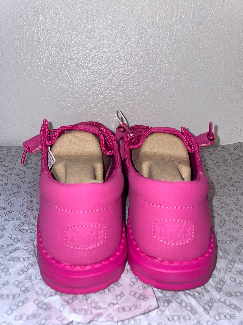 Hey Dude Wendy Funk Mono Fuchsia Pink - Picture 4 of 12